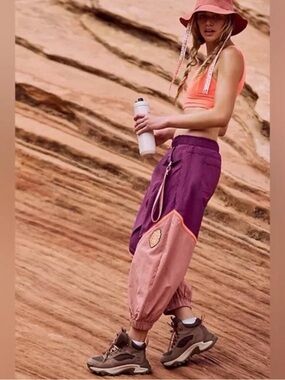 Free People Movement Free Flow Pants Joggers Mulberry Plum (XS) NWT